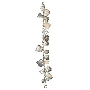 JCM Mauritius 925 Heart Charm bracelet